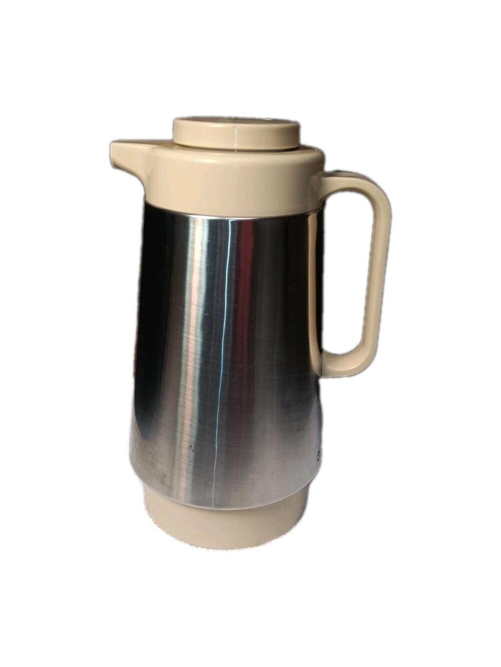 Corning Thermique Stainless Steel, Glass  Coffee Carafe thermos 8030-39 Japan